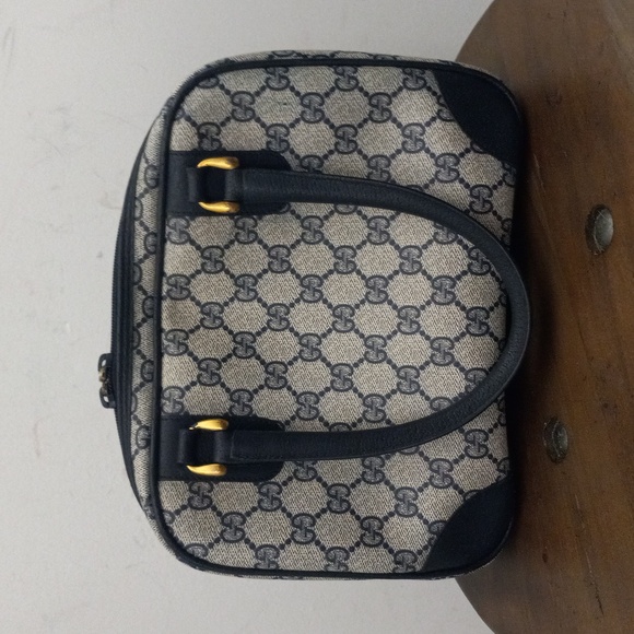 Authentic Vintage Gucci Interlocking GG Monogram Supreme Boston Doctor Bowling - Picture 3 of 11